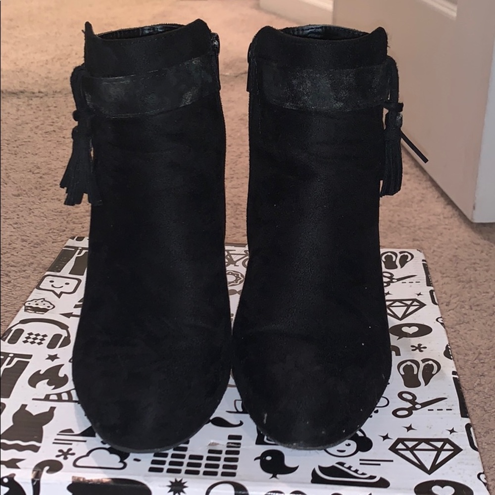 Wedge Suede Bootie - Picture 3 of 4